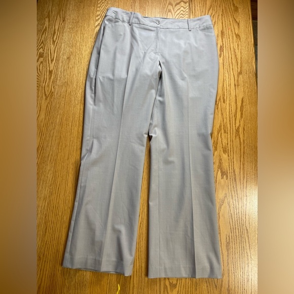 Talbots Beige Curvy Wide Leg Pants Size 16 - Picture 1 of 6
